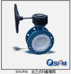 法蘭式襯氟蝶閥