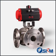 氣動(dòng)四通球閥